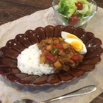 筍のキーマカレー風