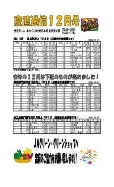 産直通信12月号